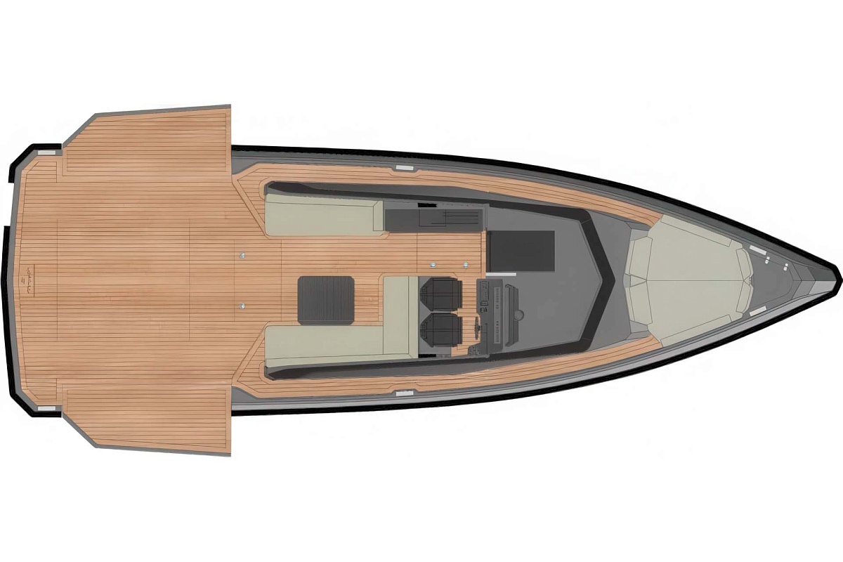 Аренда luxury tender Wally 43 Azure на Миконосе